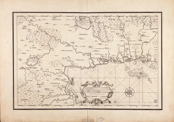 Karte eines Teils der Westküste von Celebes